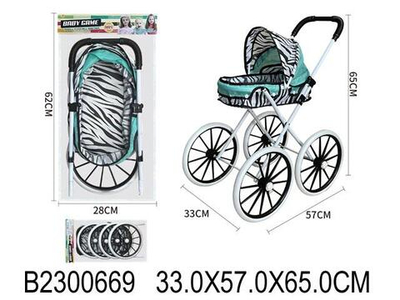 Коляска для куклы лежачая, пакет LM918-9