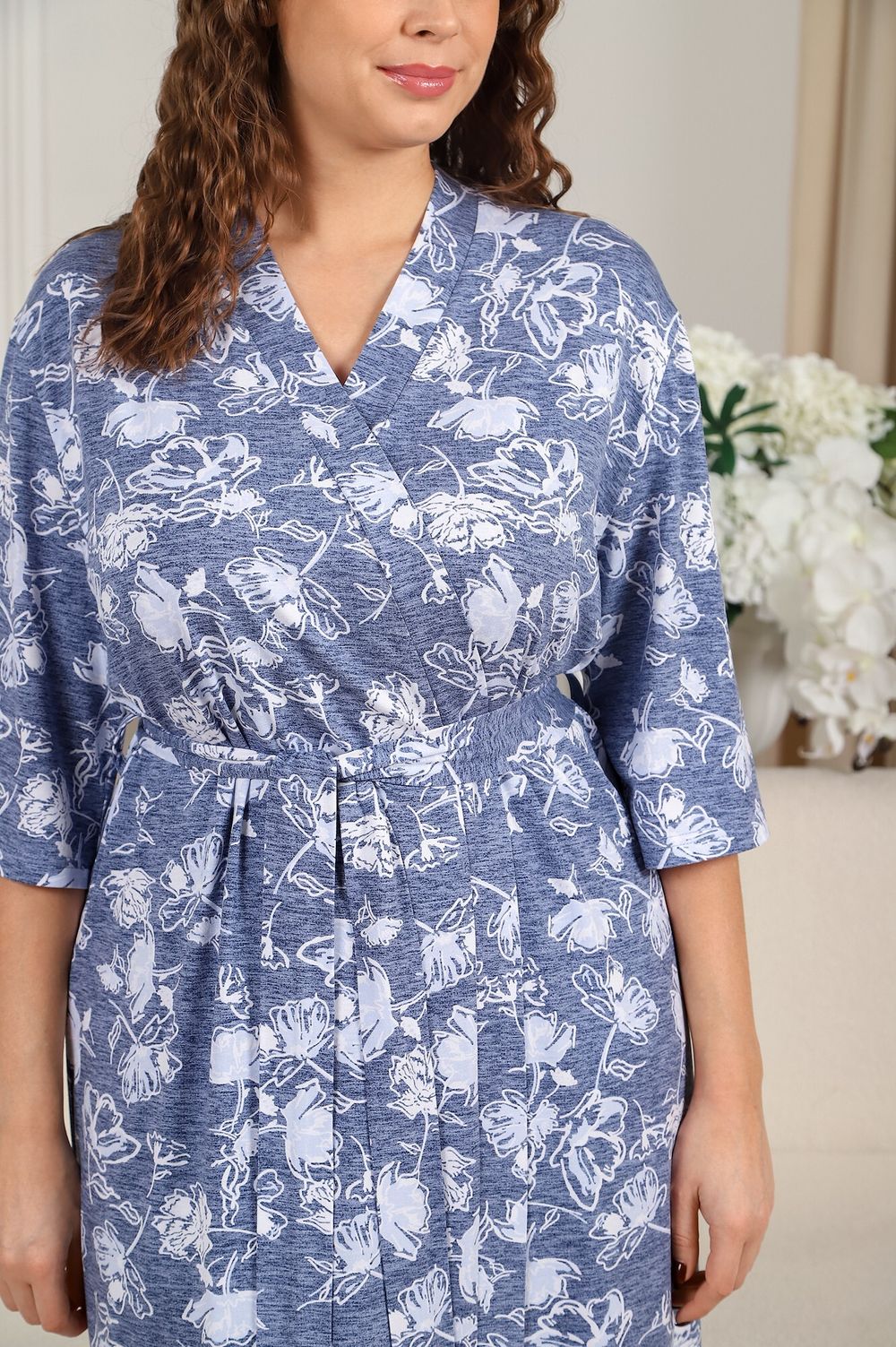 Халат Фрезия-4 Виотекс ИНДИГО