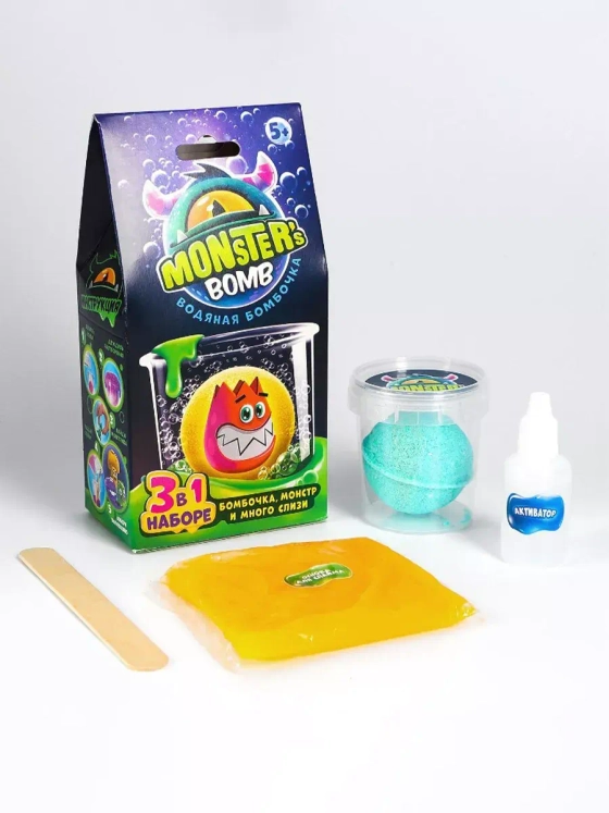 Набор для опытов Monster's bomb Водяная бомбочка