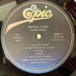 Винтажная виниловая пластинка LP Judas Priest British Steel (Japan 1980) (No Obi) Metal Gods