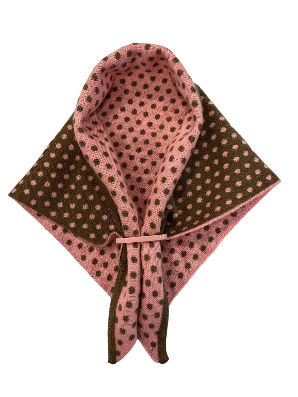 Косынка детская К510-15/29 розовая/бежевая