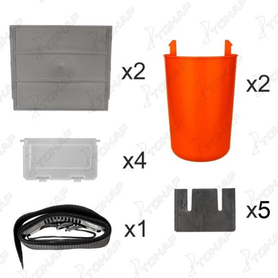 Ящик зимний Helios "FishBox" (19л) оранжевый