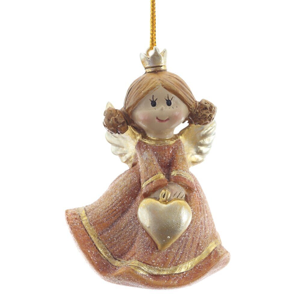 GAEM Фигурка декоративная подвесная "Ангел", L5 W4,5 H7 см, 2в.