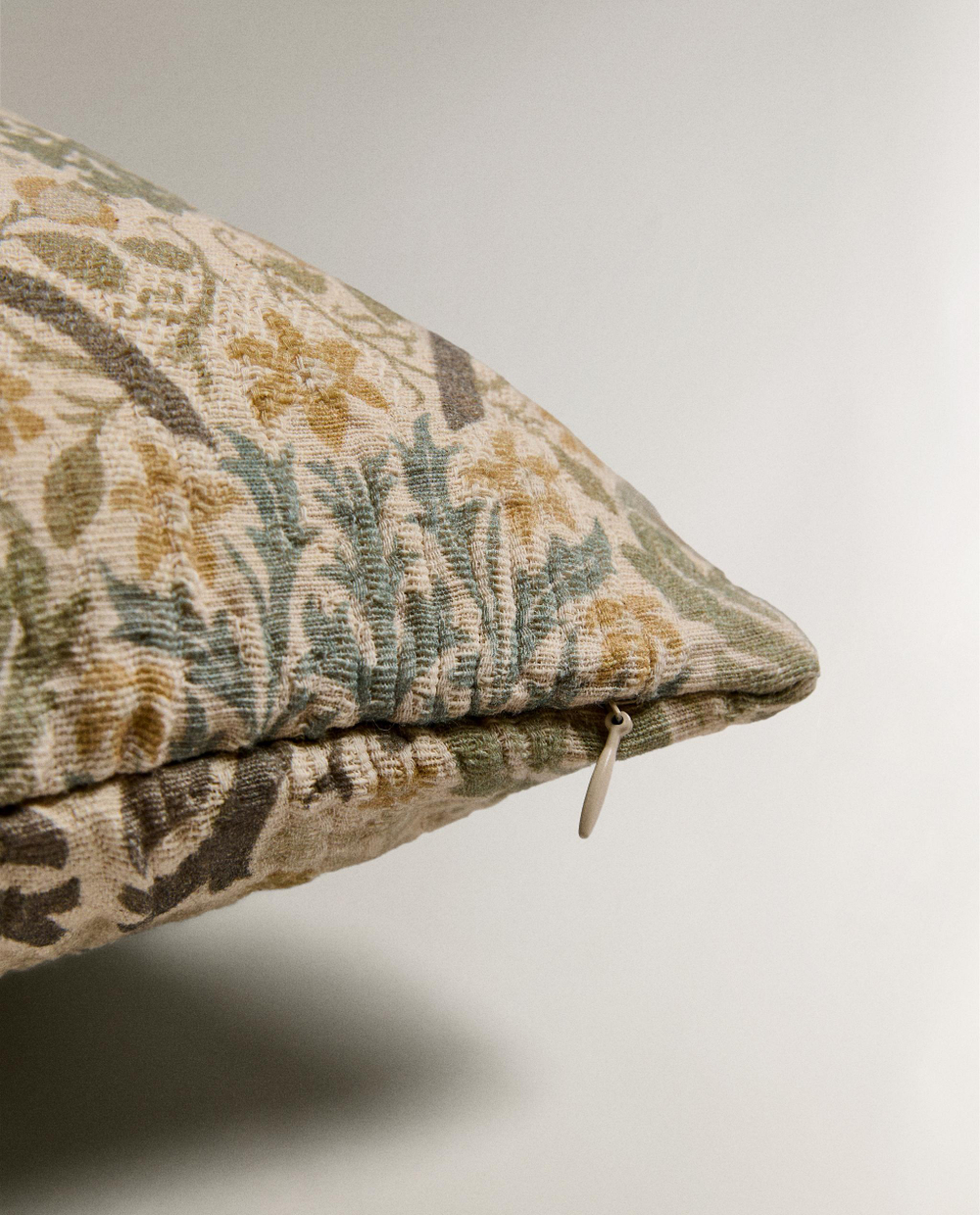 Zara Home наволочка декоративная из хлопка, зелёный, 30x50 см