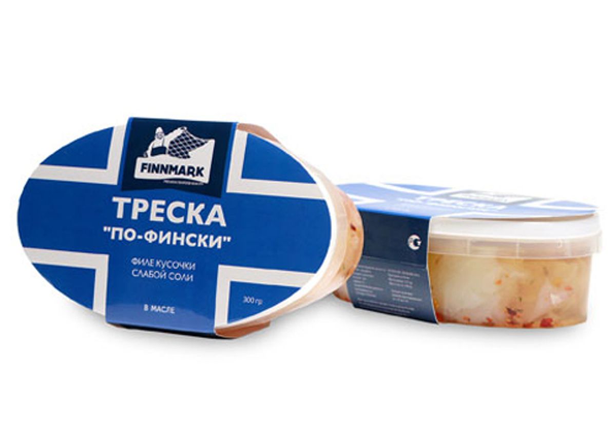Треска филе слабосоленое "по-фински", 300г