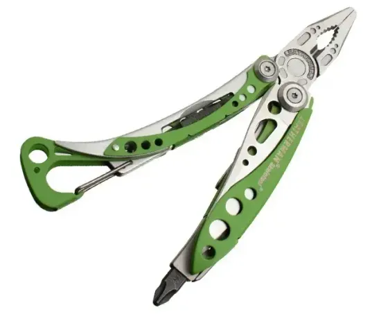 Мультитул-инструмент Leatherman Мод. Skeletool MOSS GREEN (7 инструментов)(10см)(142г.)