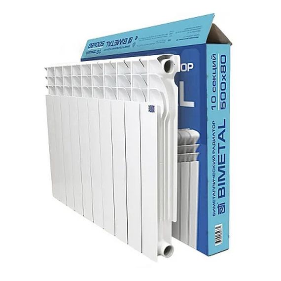 Радиатор STI AL 500/80 10 секций — (1)