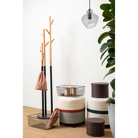 Вешалка напольная 171см Bergenson Bjorn Solheim черная/бежевая