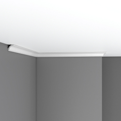 Плинтус потолочный гладкий Decomaster 96251 25х25х2400мм