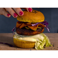Форма силиконовая для приготовления булочек и пирожных burger bread, 20х30 см
