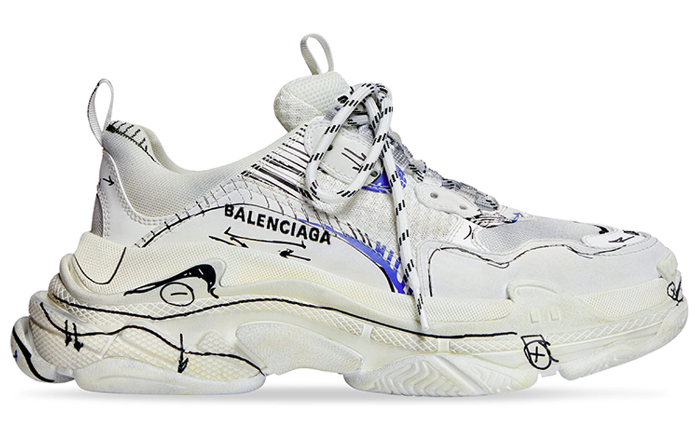 Balenciaga Triple S "White" Women"s