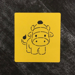 Бык №42 в шапочке с помпоном