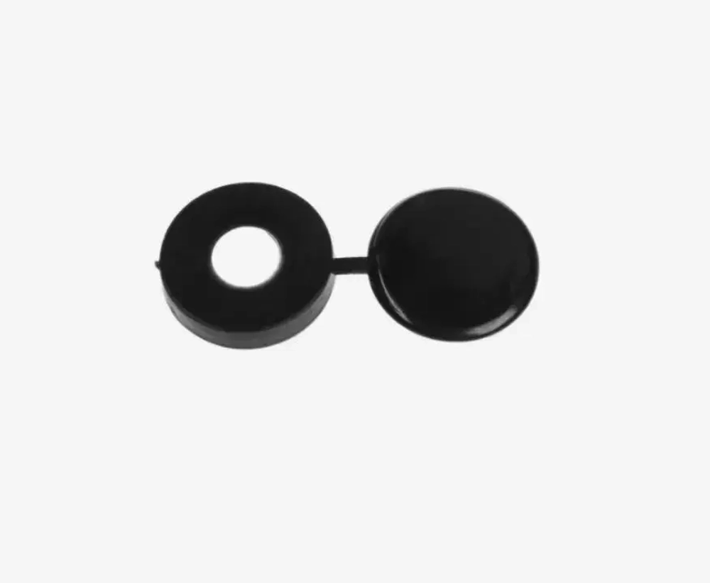 Декоративный колпачок для самореза черный 10штук