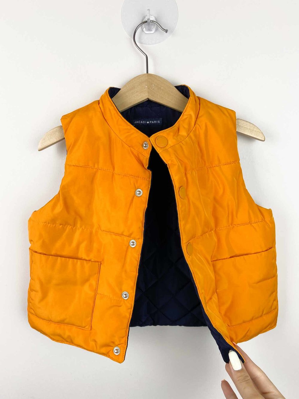 Двуборотный жилет Jacadi