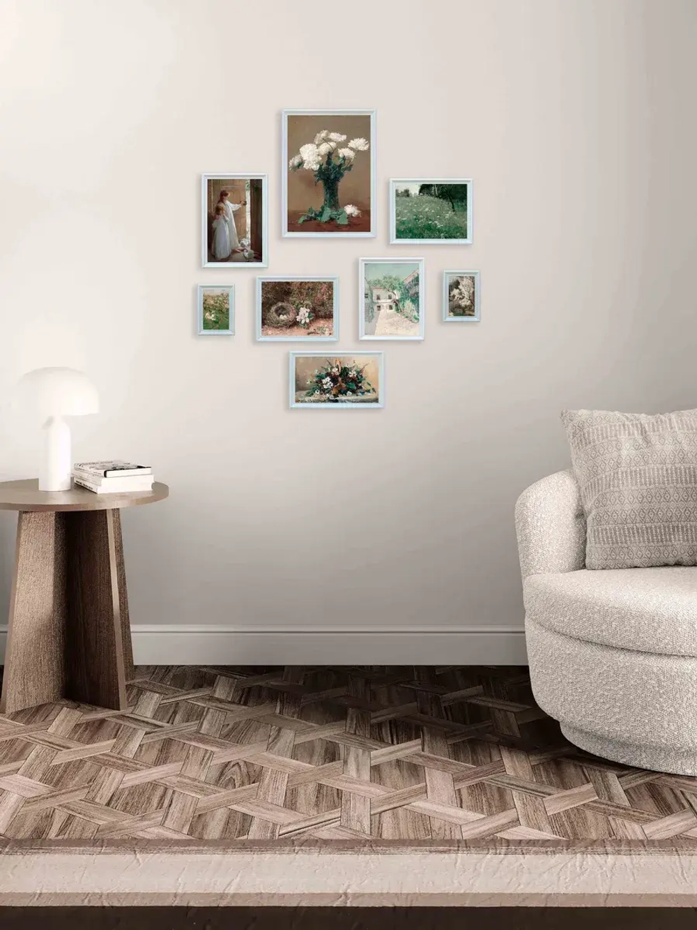 Картины на стену интерьерные на холсте 8 шт