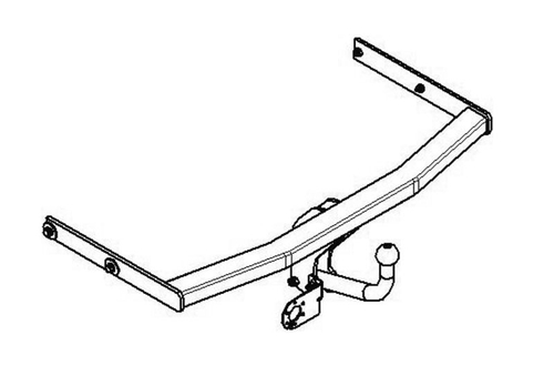 Фаркоп AvtoS для SKODA FABIA (хетчбек, 2004-2014) с универсальной электрикой и сертификатом в комплекте, арт.(SK 05+electr)