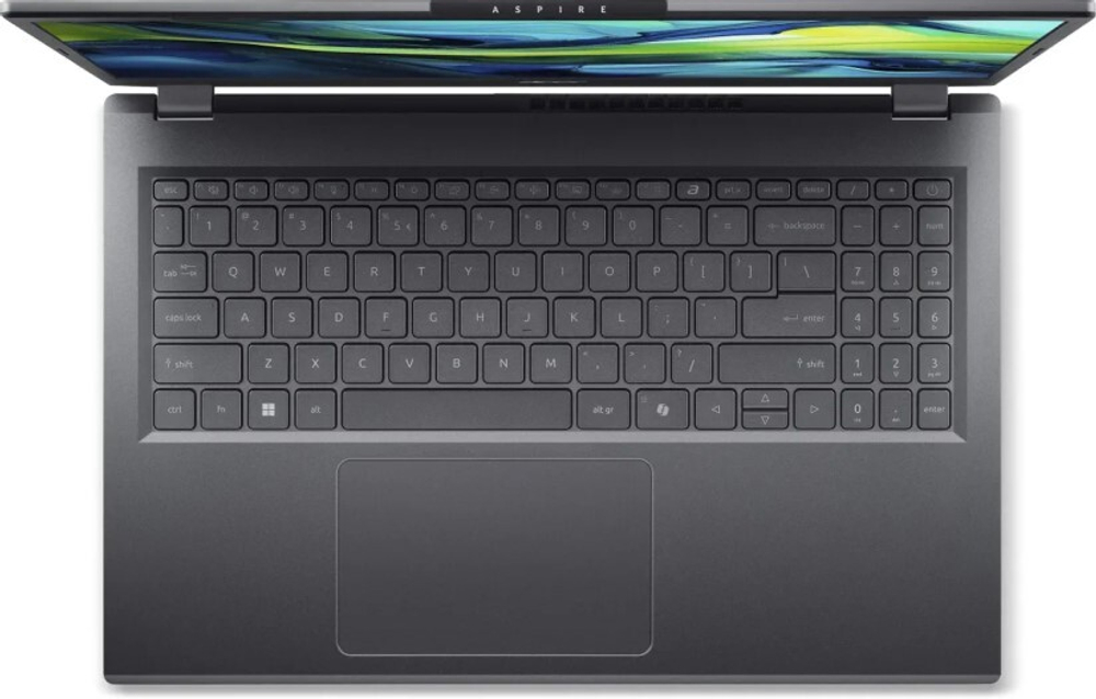 Ноутбук  Acer Aspire A15-51M-74HF 15.6 ", Core 7, 16 Гб RAM, 512 Гб SSD, Iris Xe Graphics, Металлический