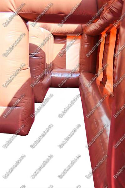 Надувной лабиринт "Вестерн", 18*6*3,6 м