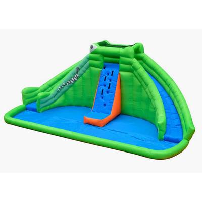 Надувной водный батут с бассейном «Изумрудное море» 6,5*6,5*3,5 м