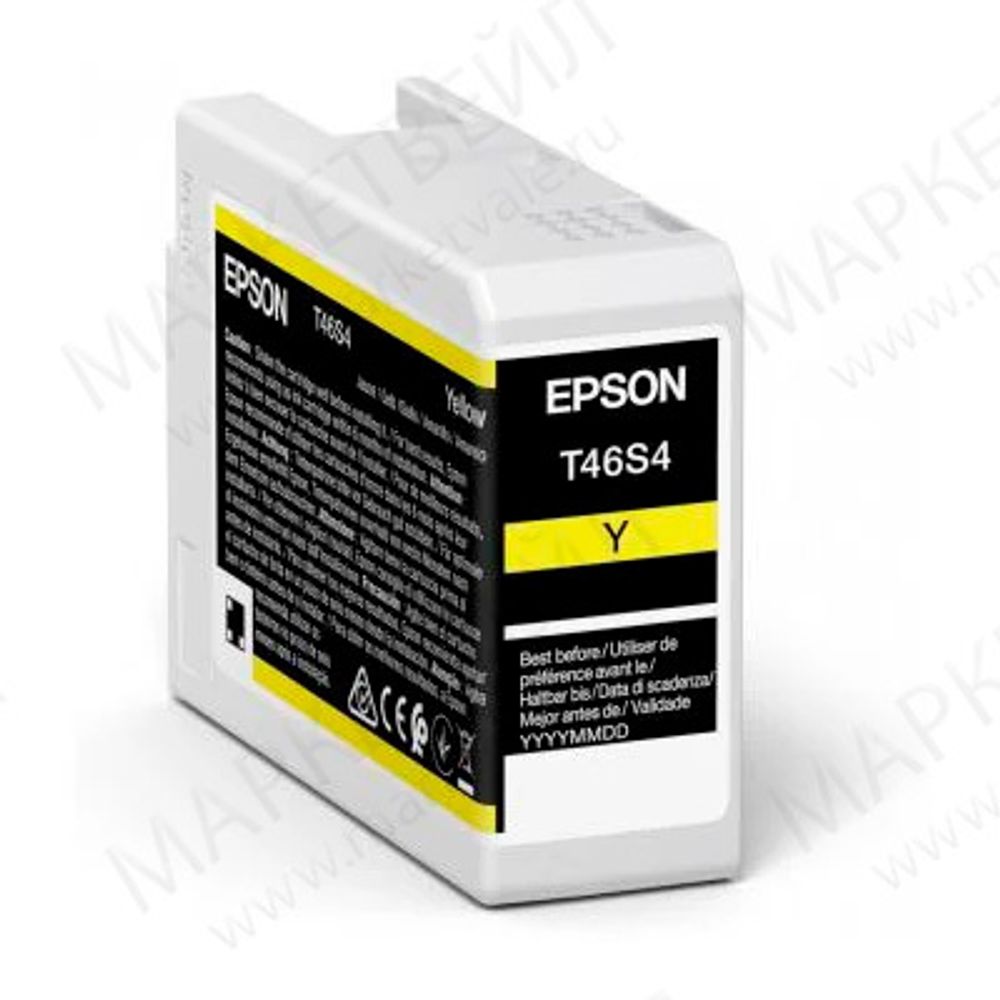 Картридж EPSON T46S желтый для SC-P700