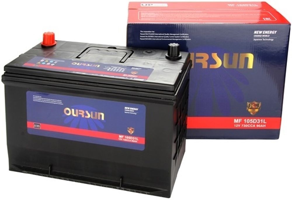 OURSUN ASIA 6CT- 90 ( 105D31 ) аккумулятор