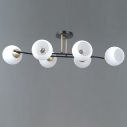 Потолочная люстра ILLUMICO TRENTO IL0798-6CSQ-25 BK AB TRENTO