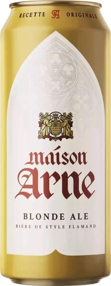 Пиво Мейзон Арне Блонд Эль / Maison Arne Blonde Ale 0.43 - банка
