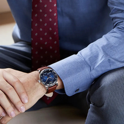 ZEPPELIN Automatic Mechanical Movement Men"s Watches Watch Blue Dial