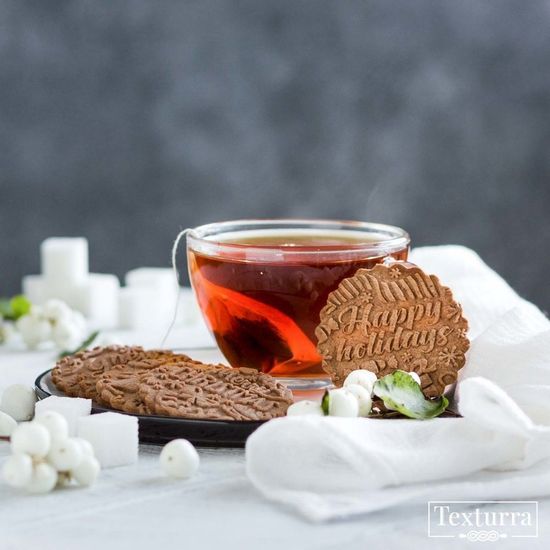 Скалка с узором Happy New Year