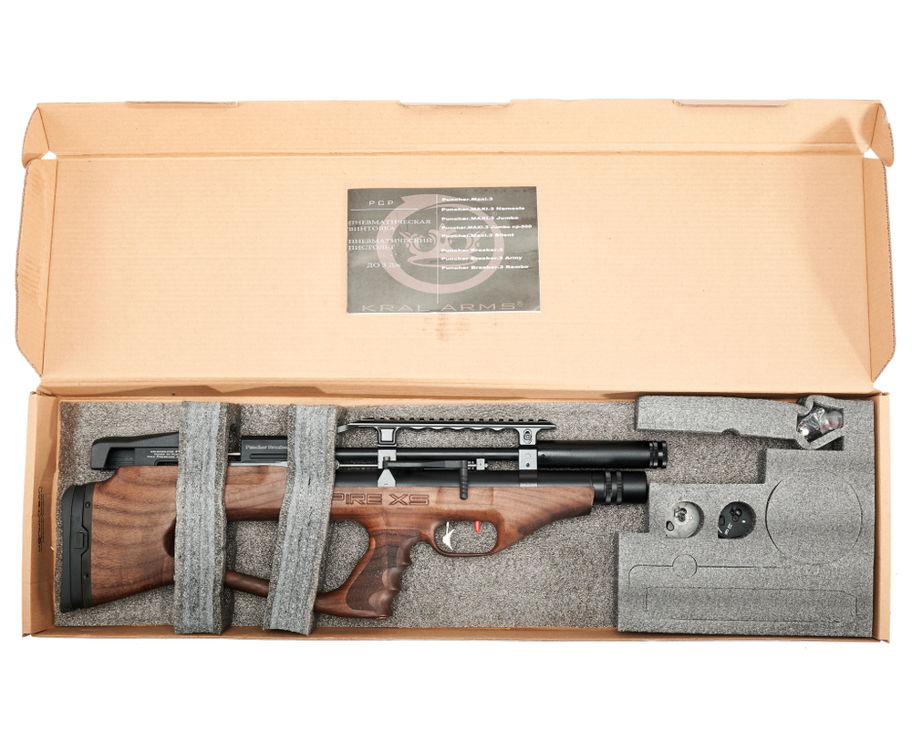 Винтовка пневматическая Kral Puncher Breaker 3 Empire XS 6.35 мм (орех)