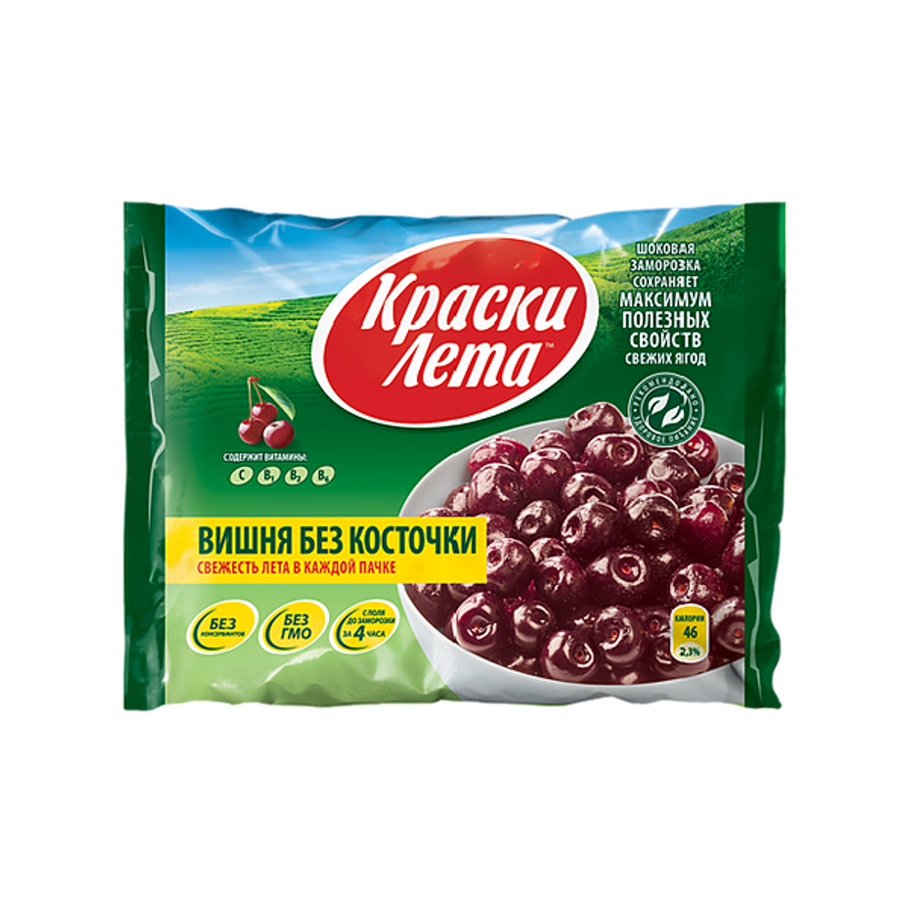 Ягоды ВИШНЯ Б/К 300гр (1х20) КраскиЛета