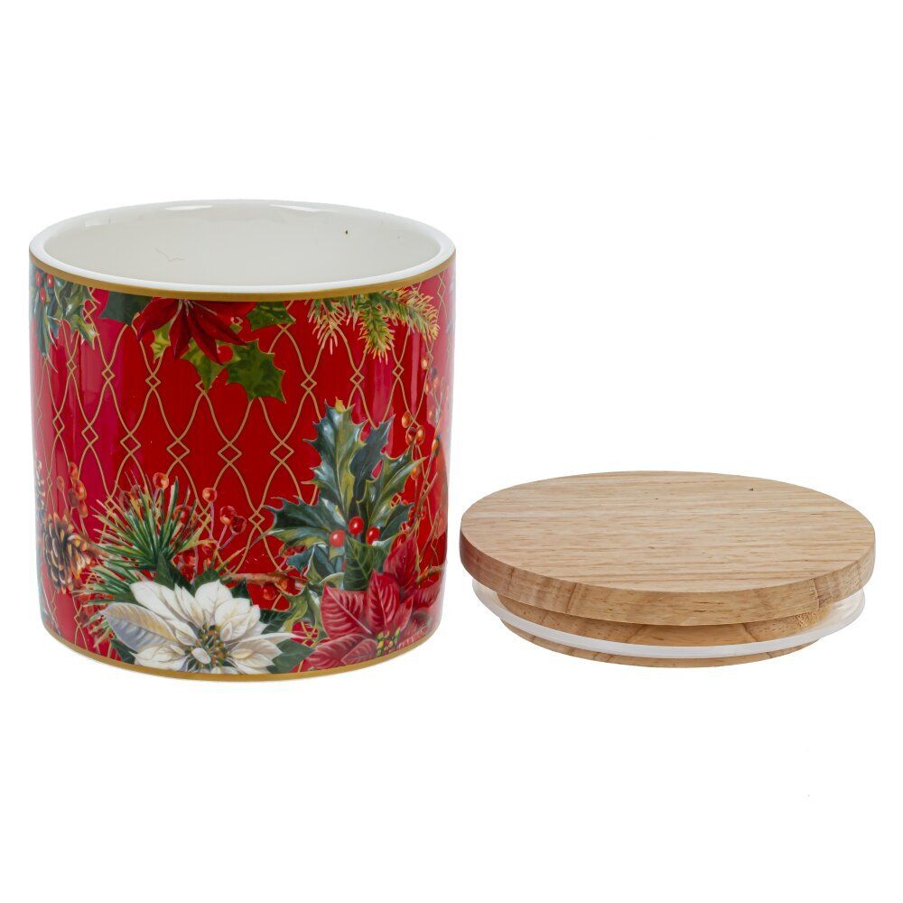 GAEM Емкость для сыпуч прод "Рождественский Вальс",, 470 мл, L10 W10 H10 см