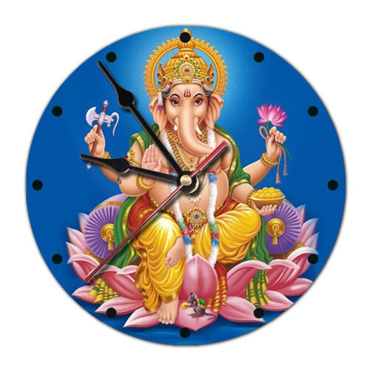 Часы настенные Ганеш пластик, 20 см 019666