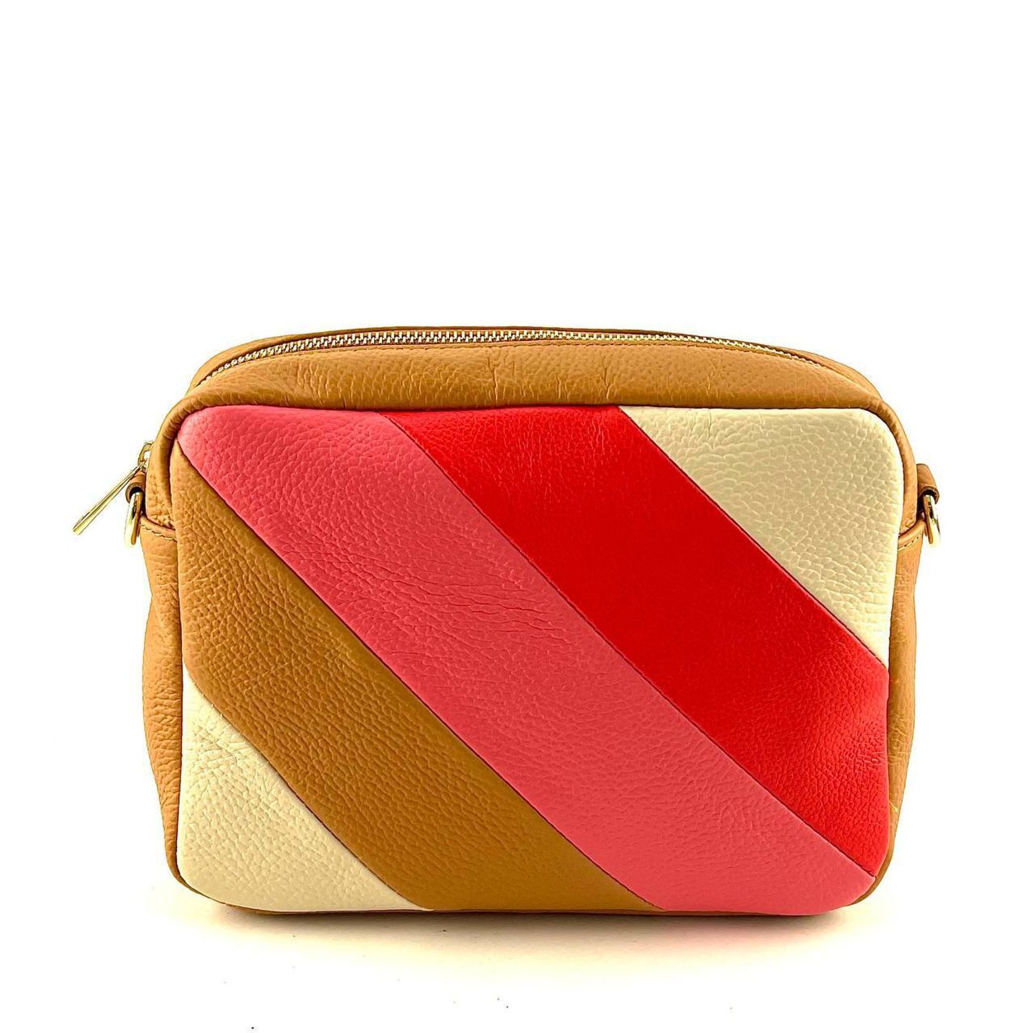 Crossbody, UNO, PARIS RAINBOW (camel)