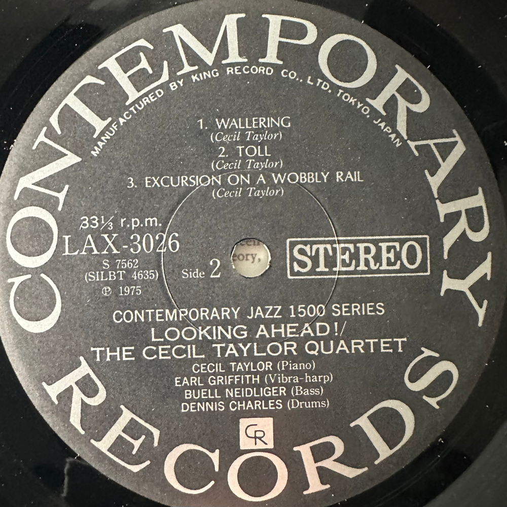 The Cecil Taylor Quartet ‎– Looking Ahead! (Япония 1975г.)