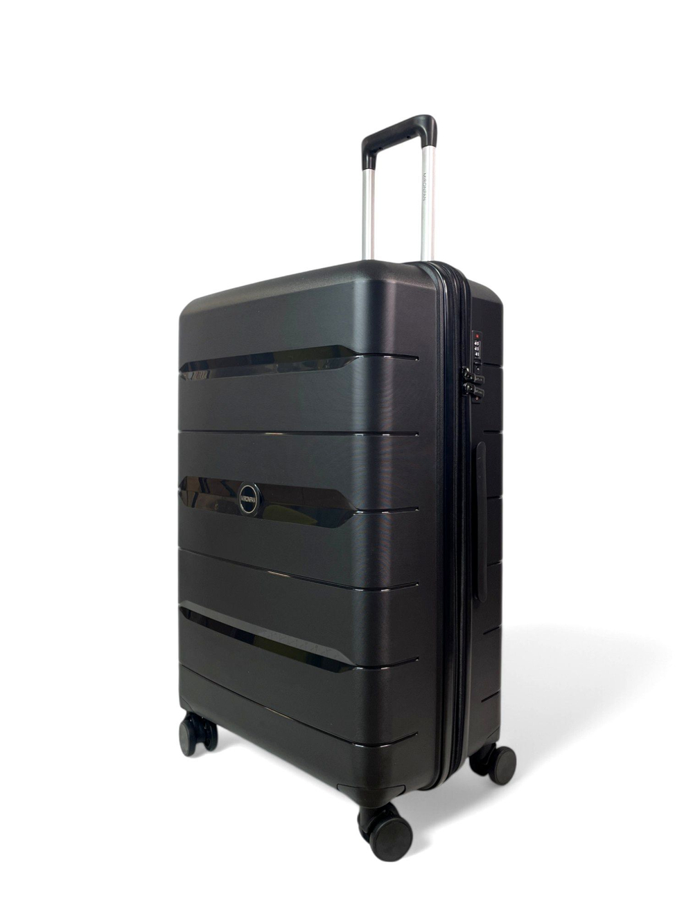 Большой чемодан Mironpan 23102, Черный, XL