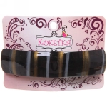 Заколка автомат «Calista - Mina», прямоугольник., 6 цветов, 9*2,5см (Кокетка)