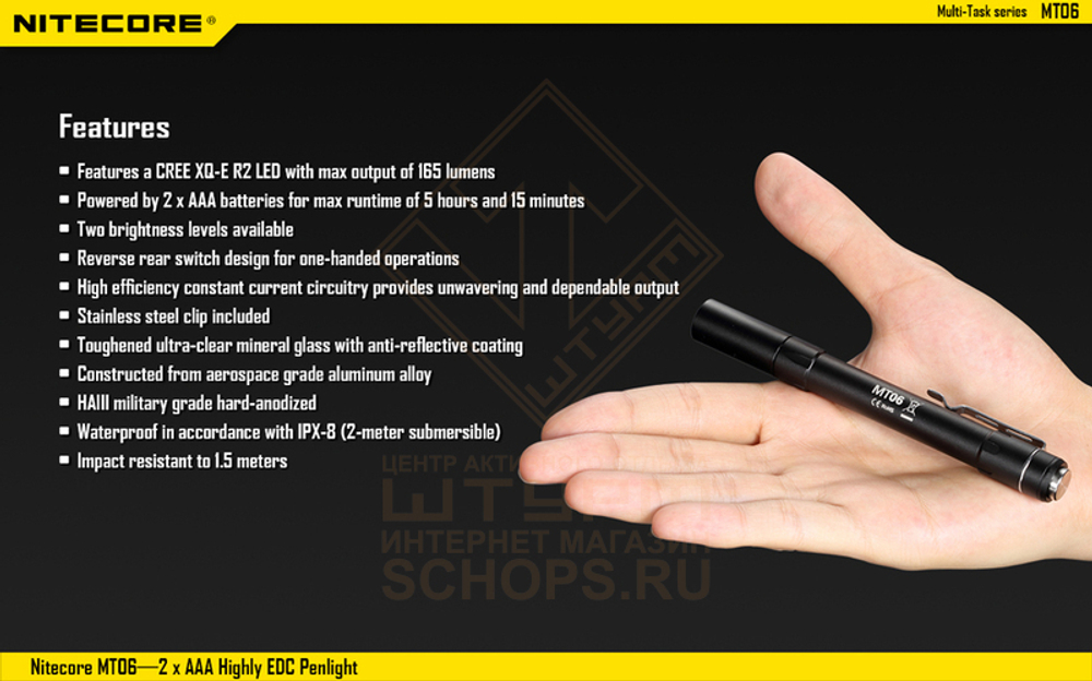 Фонарь Nitecore MT06