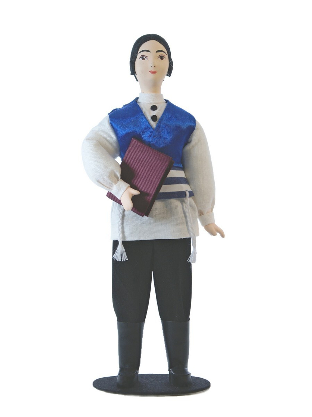 Кукла фарфоровая Еврей с книгой