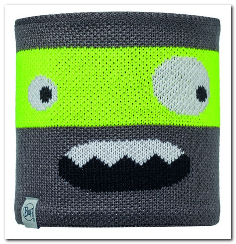 Шарф-труба вязаный детский Buff Novy Scary Grey C Фото 1