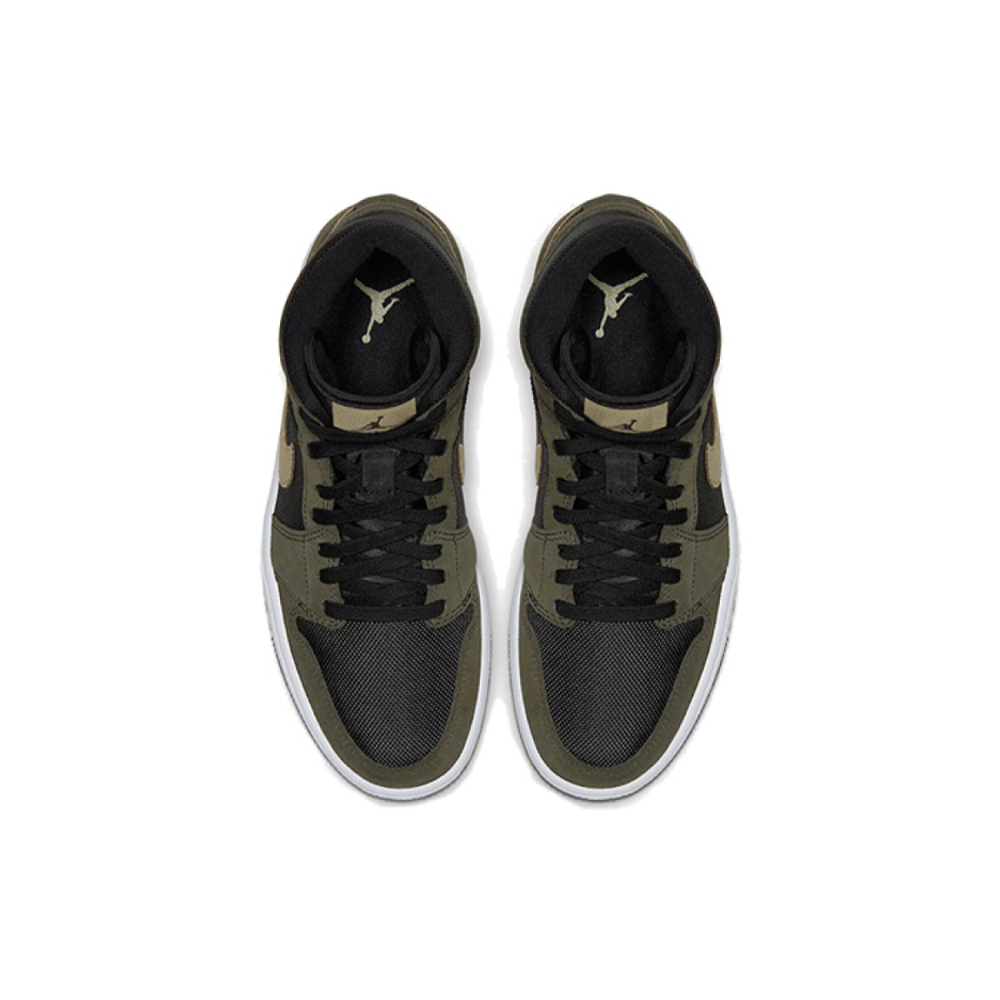 Кроссовки Jordan Air Jordan 1 Mid Olive Green, BQ6472-030