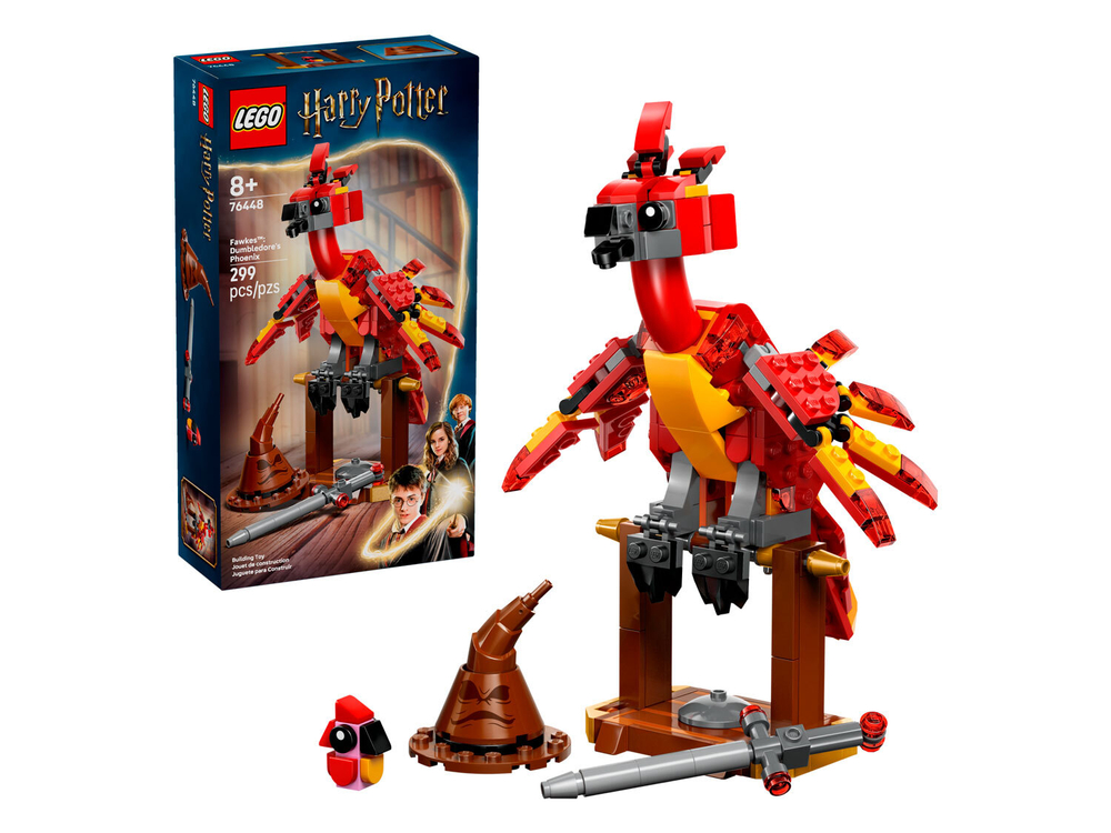 LEGO Harry Potter 76448 «Феникс Дамблдора — Фоукс» — волшебная птица Хогвартса