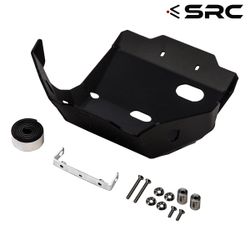 Skid Plate for Honda CRF300L (2021-2024). Aluminium, SRC Black