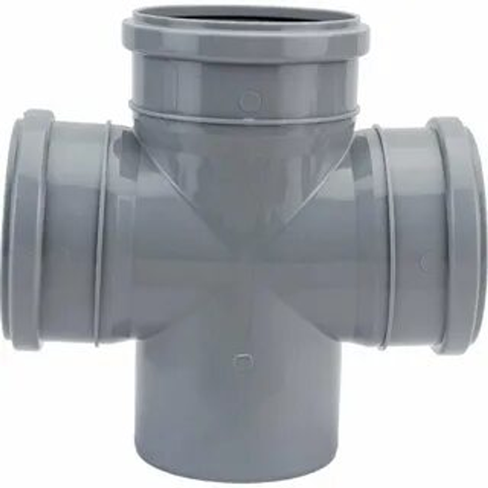 Крестовина ПП однопл. 110х110х110  90°Политэк