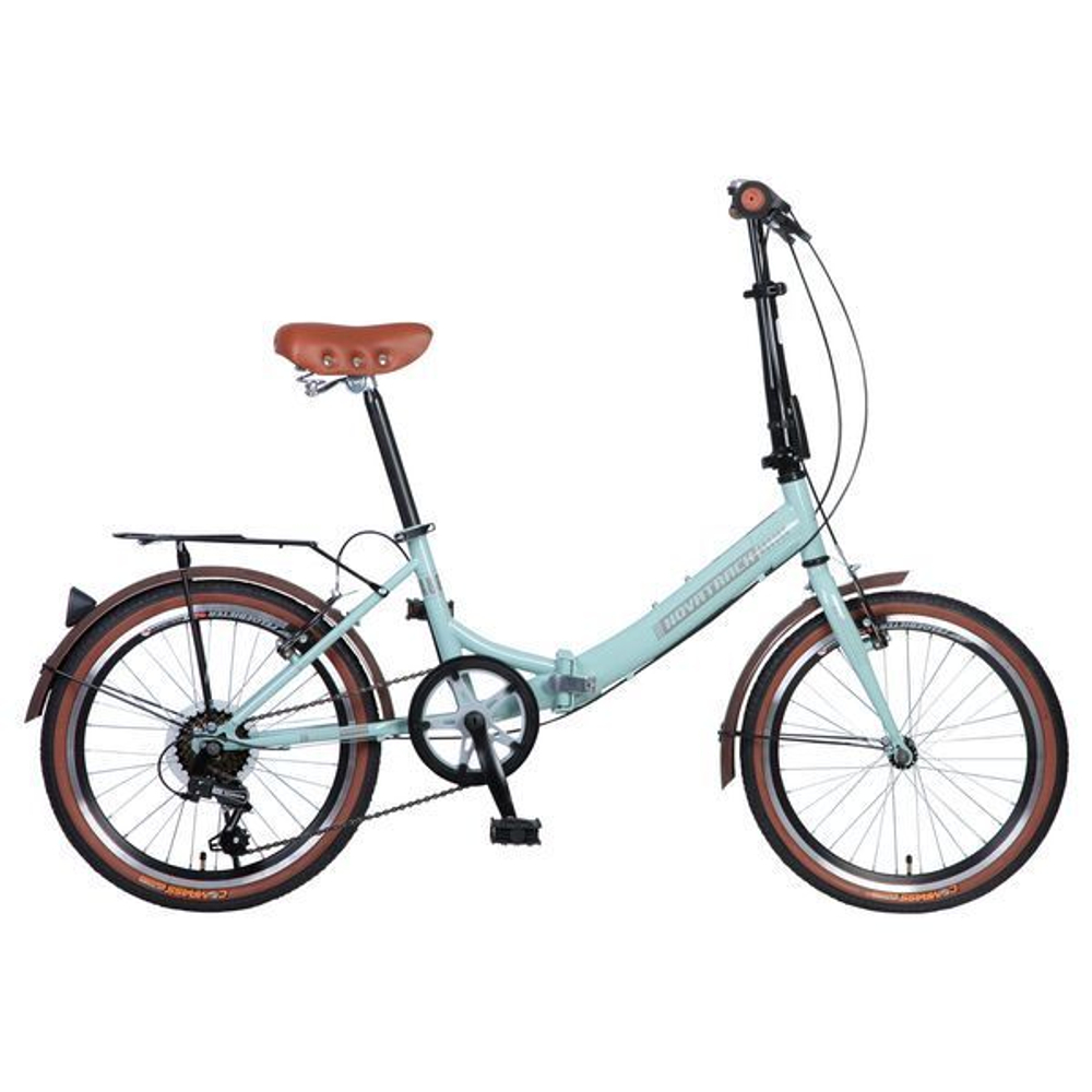 Велосипед NOVATRACK 20" складной, AURORA, светло-бирюзовый