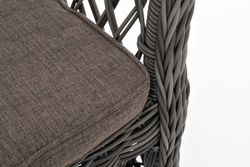 "Сицилия" плетеный стул из искусственного ротанга, цвет графит