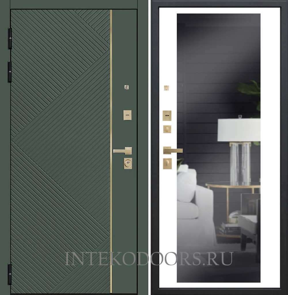 Оливия с зеркалом