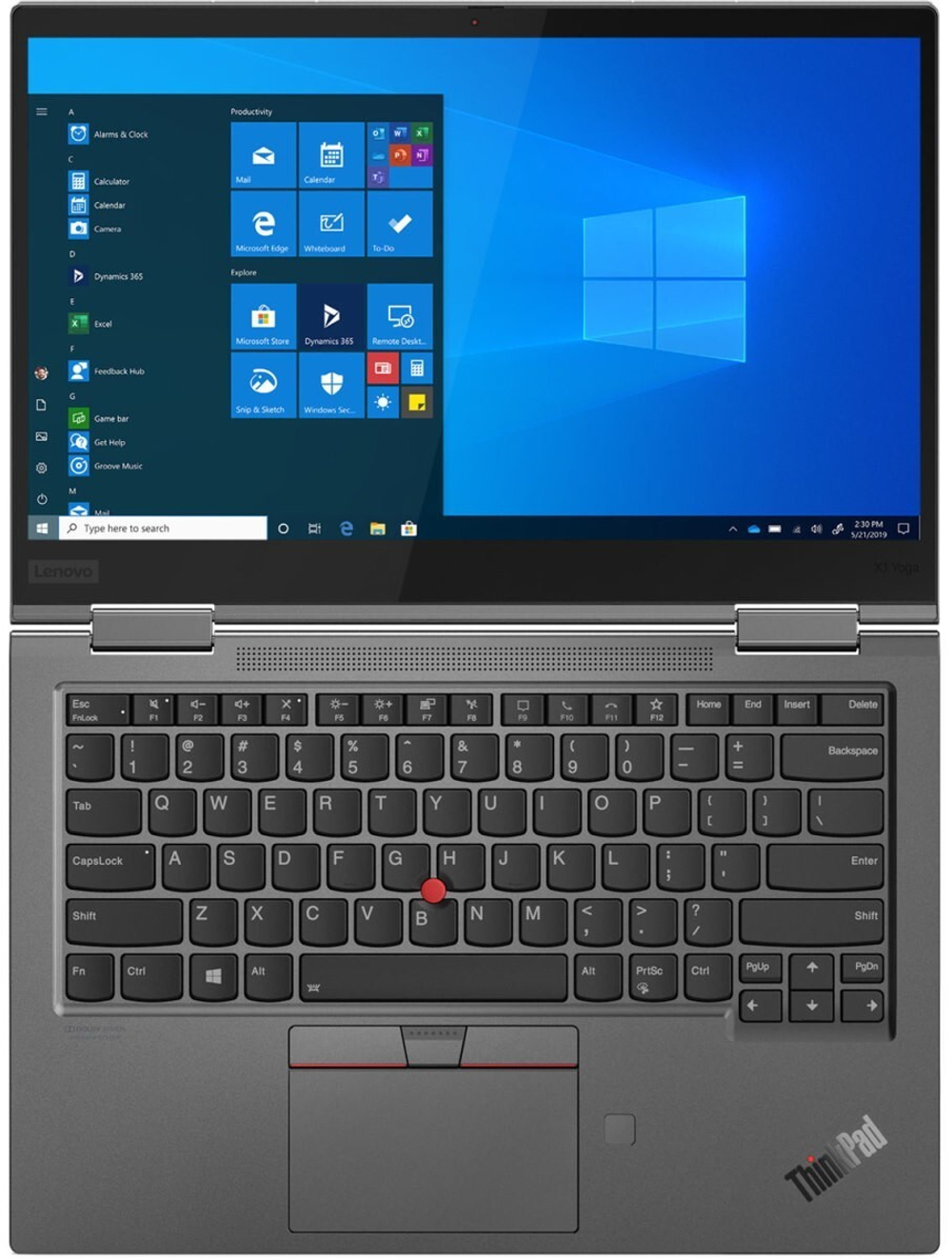 Ноутбук Lenovo ThinkPad X1 Yoga Gen 5 Intel Core i5 10210U, 1.6 GHz - 4.2 GHz,/ 8192 Mb, /14; Full HD 1920x1080 Touch,/ 256 Gb SSD,/ DVD нет,/ Intel UHD Graphics,/ Windows 10 Professional,/ серый, 1.4 кг, 20UB003LRT