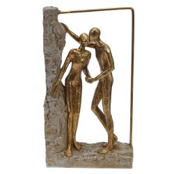 GAEM Фигурка декоративная "Влюбленная пара", L14 W4,5 H25 см