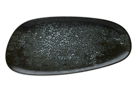 Блюдо для подачи 360*160 мм. Космос Блэк, форма Ваго /1/12/